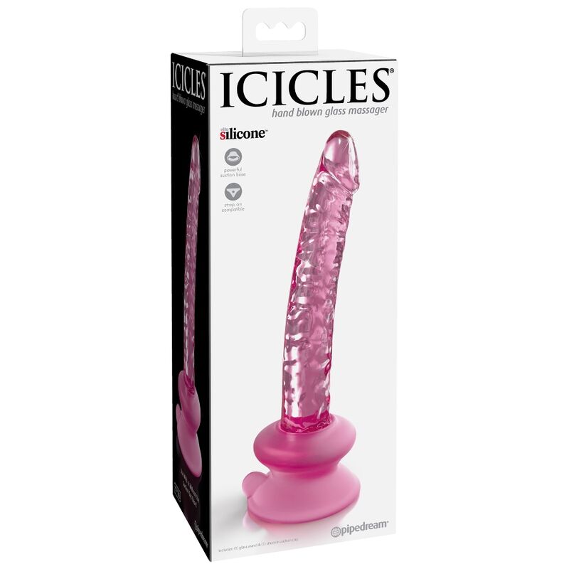 ICICLES - N. 86 STEKLENI DILDO S PRISESKOM