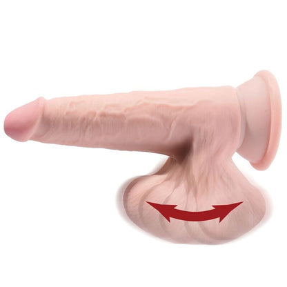 KING COCK - PLUS 3D DILDO Z GUGALNIMI KROGLICAMI 20,3 CM
