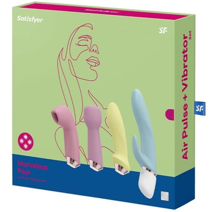 Komplet vibratorjev Satisfyer - Marvelous Four, 4 kos