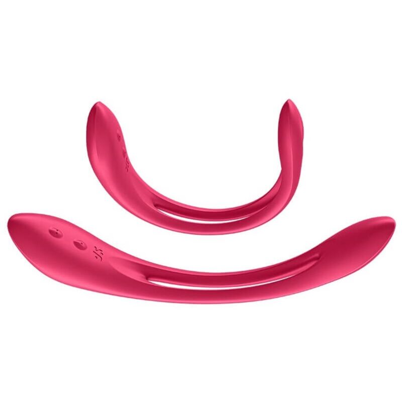 Vibrator za pare Satisfyer - Elastic Joy, rdeča