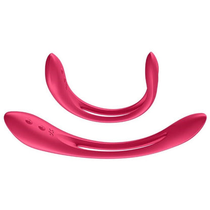 Vibrator za pare Satisfyer - Elastic Joy, rdeča