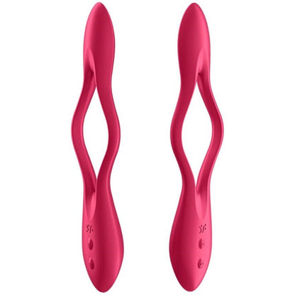 Vibrator za pare Satisfyer - Elastic Joy, rdeča