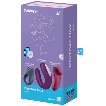 Komplet igračk za pare Satisfyer - Partner Box 3