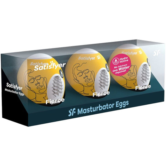 Set masturbacijskih jajčkov Satisfyer - Fierce, 3 kos