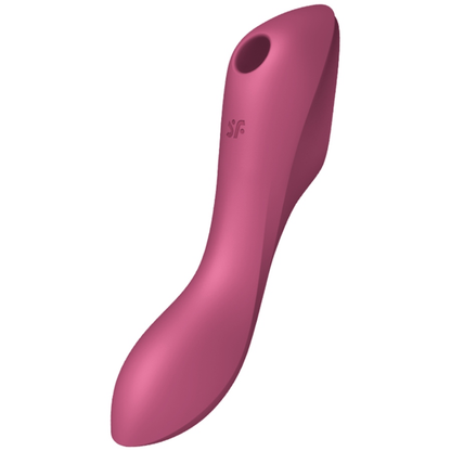 Stimulator klitorisa Satisfyer - Curvy Trinity 3, rdeča