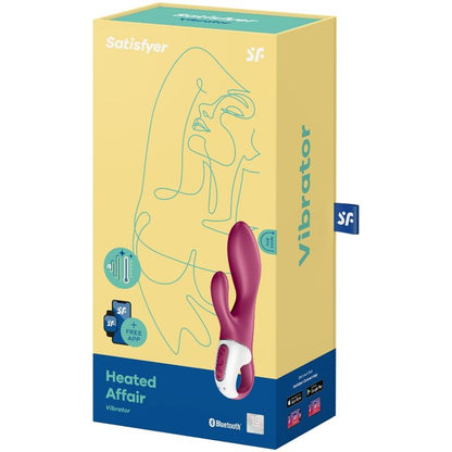 Grelni rabbit vibrator Satisfyer - Heated Affair