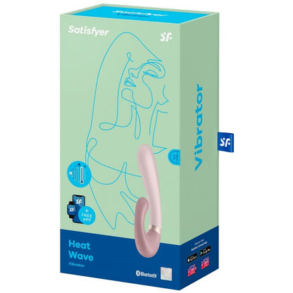 Zajčji vibrator Satisfyer - Heat Wave, raza