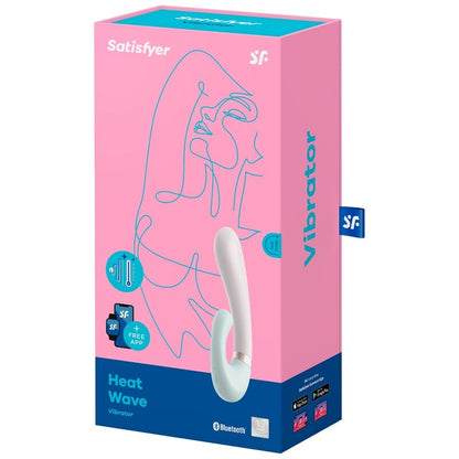 Rabbit vibrator Satisfyer - Heat Wave, roza