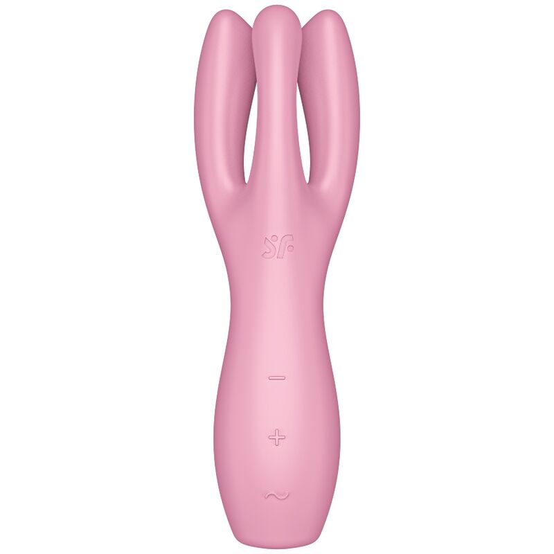 Stimulator klitorisa Satisfyer Threesome 3, roza