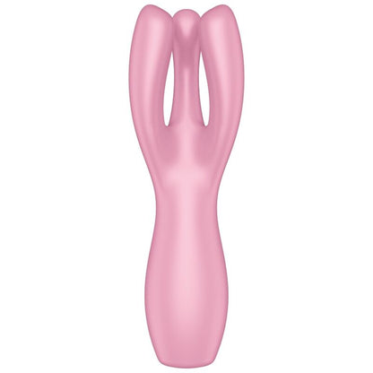 Stimulator klitorisa Satisfyer Threesome 3, roza