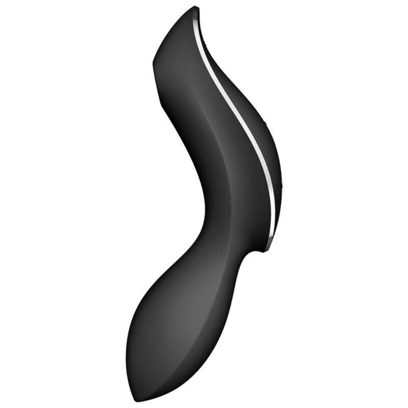 Stimulator klitorisa Satisfyer - Curvy Trinity 2, črna