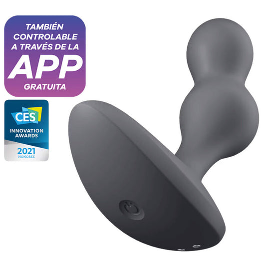 Vibracijski analni čep Satisfyer - Deep Diver, siva