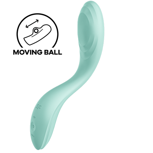 Vibrator G točke Satisfyer - RRRolling Pleasure, zelena