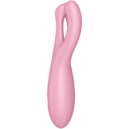 Stimulator klitorisa Satisfyer Threesome 4, roza