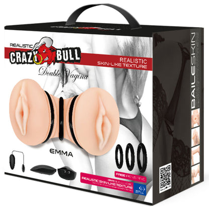 CRAZY BULL - EMMA REALISTIČNI DVOJNI VAGINALNI MASTURBATOR