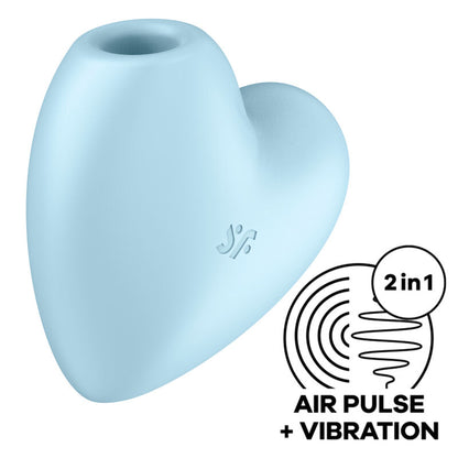 Stimulator klitorisa Satisfyer - Cutie Heart, modra
