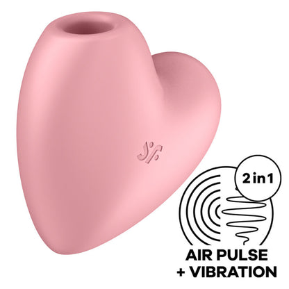 Stimulator klitorisa Satisfyer - Cutie Heart, roza