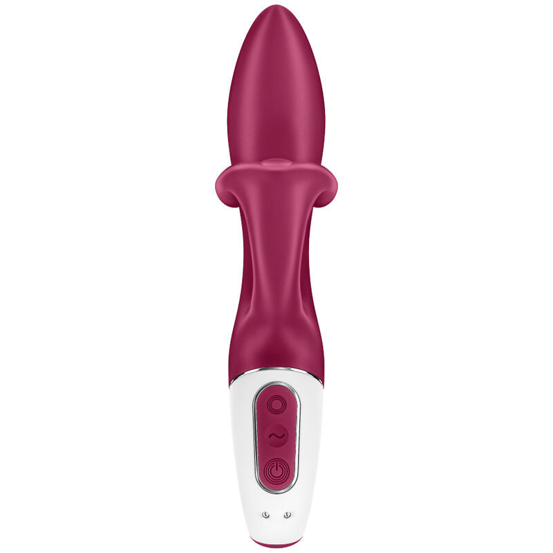 Zajčji vibrator Satisfyer - Objemi me, rdeča