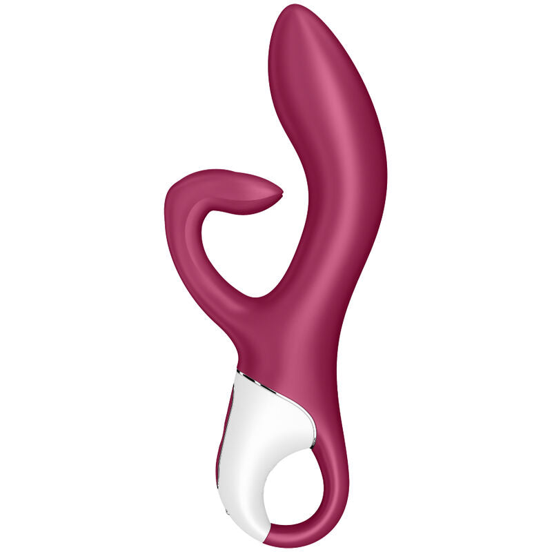 Zajčji vibrator Satisfyer - Objemi me, rdeča