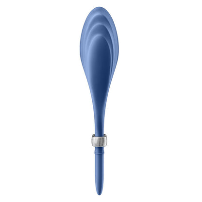 Vibracijski obroček za penis Satisfyer - Duelist, modra