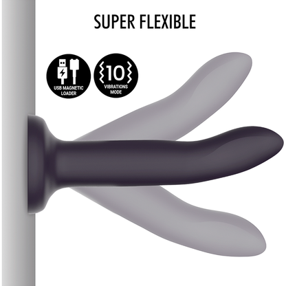 MYTHOLOGY DUMAN MYSTIC DILDO S - VIBRATOR WATCHME ZDRUŽLJIV Z BREZŽIČNO TEHNOLOGIJO