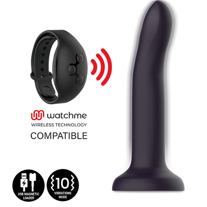 MYTHOLOGY - DUMAN MYSTIC DILDO M - VIBRATOR ZDRUŽLJIV Z BREZŽIČNO TEHNOLOGIJO WATCHME
