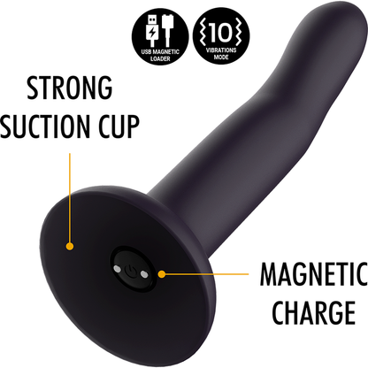 MYTHOLOGY - DUMAN MYSTIC DILDO M - VIBRATOR ZDRUŽLJIV Z BREZŽIČNO TEHNOLOGIJO WATCHME