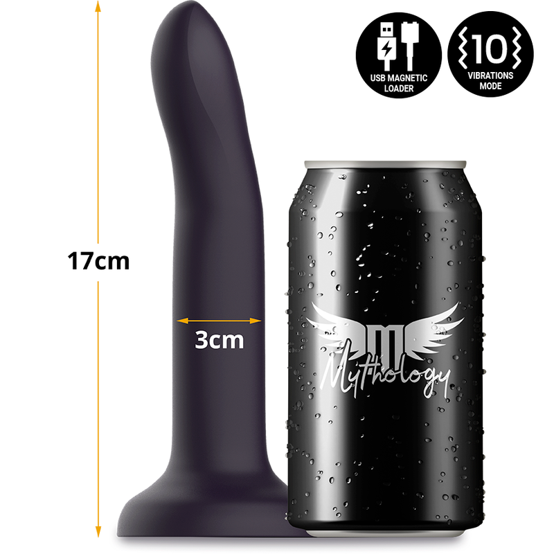 MYTHOLOGY - DUMAN MYSTIC DILDO M - VIBRATOR ZDRUŽLJIV Z BREZŽIČNO TEHNOLOGIJO WATCHME