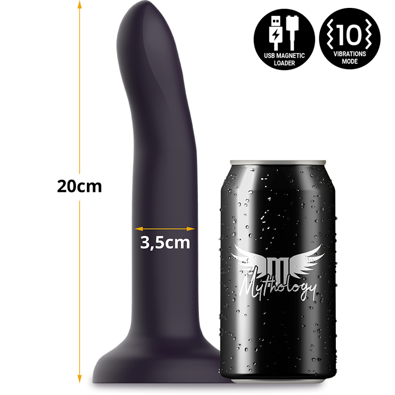 MYTHOLOGY - DUMAN MYSTIC DILDO L - VIBRATOR ZDRUŽLJIV Z BREZŽIČNO TEHNOLOGIJO WATCHME
