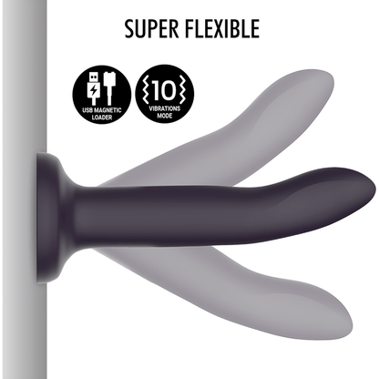 MYTHOLOGY - DUMAN MYSTIC DILDO L - VIBRATOR ZDRUŽLJIV Z BREZŽIČNO TEHNOLOGIJO WATCHME