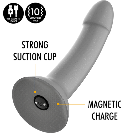 MITOLOGIJA - RUNE MAJESTIC DILDO S - VIBRATOR WATCHME ZDRUŽLJIV Z BREZŽIČNO TEHNOLOGIJO