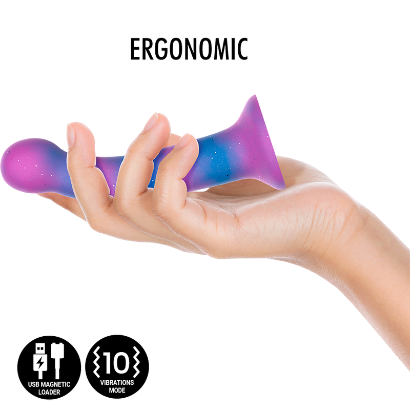 MITOLOGIJA - DION GALAKTIČNI DILDO S - VIBRATOR WATCHME ZDRUŽLJIV Z BREZŽIČNO TEHNOLOGIJO