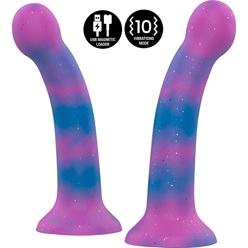 MITOLOGIJA - DION GALAKTIČNI DILDO S - VIBRATOR WATCHME ZDRUŽLJIV Z BREZŽIČNO TEHNOLOGIJO