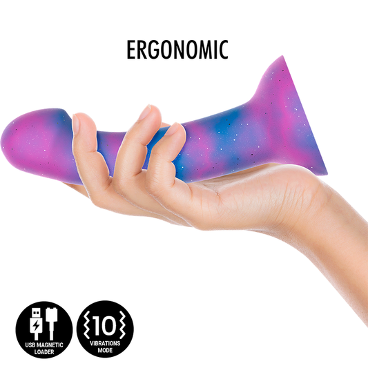 MITOLOGIJA - DION GALAKTIČNI DILDO M - VIBRATOR WATCHME ZDRUŽLJIV Z BREZŽIČNO TEHNOLOGIJO