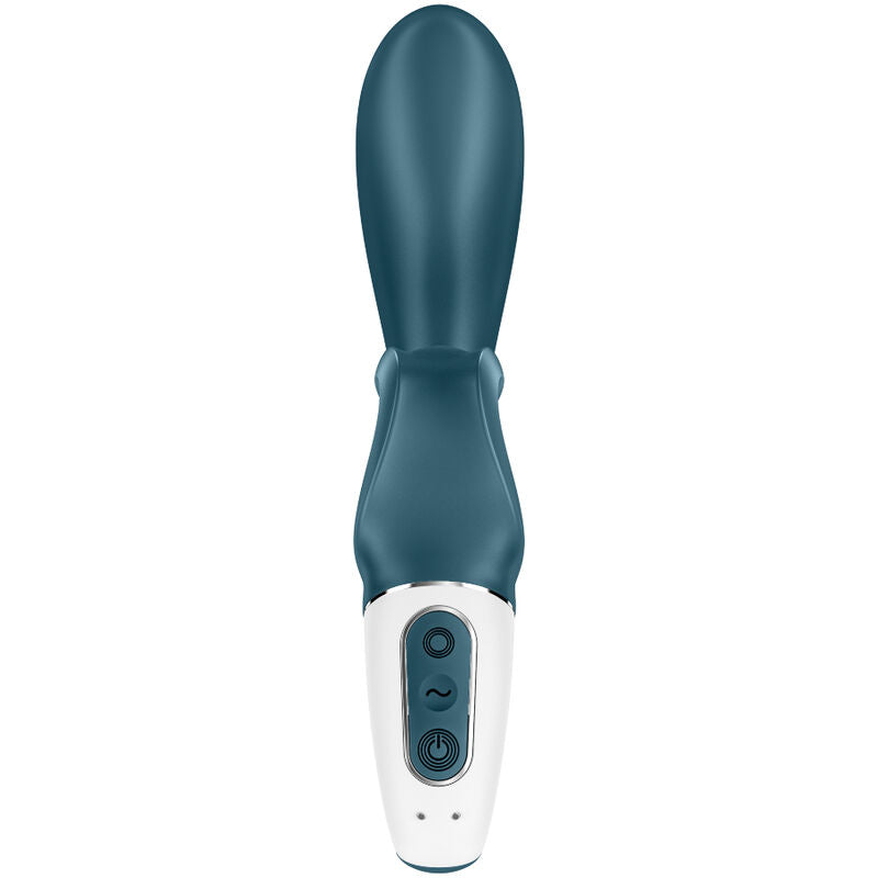 Rabbit vibrator Satisfyer - Hug Me, modra