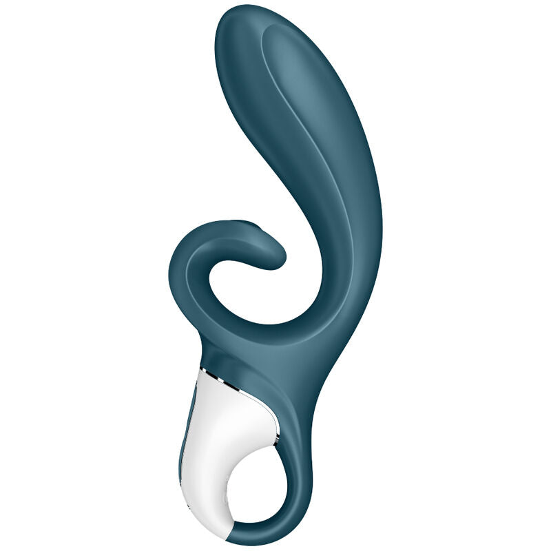 Rabbit vibrator Satisfyer - Hug Me, modra