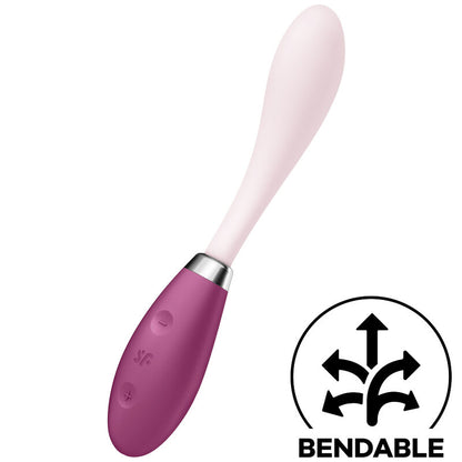 Vibrator G točke Satisfyer - G-Spot Flex 3, siva