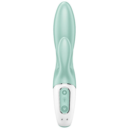 Stimulator G točke Satisfyer - Air Pump Bunny 5+, zelena