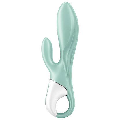 Stimulator G točke Satisfyer - Air Pump Bunny 5+, zelena