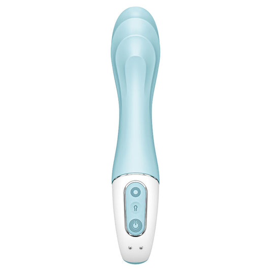 Stimulator G točke Satisfyer - Air Pump 5+, modra