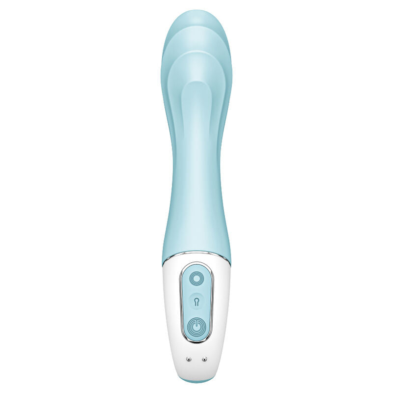 Stimulator G točke Satisfyer - Air Pump 5+, modra