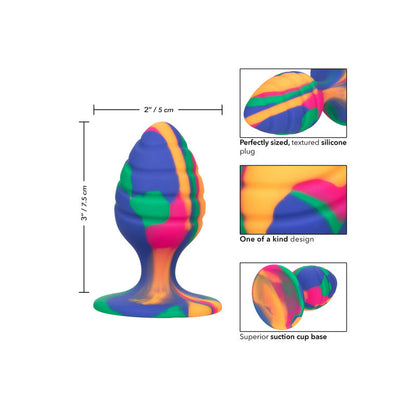 Analni čep Calexotics - Cheeky Medium Swirl