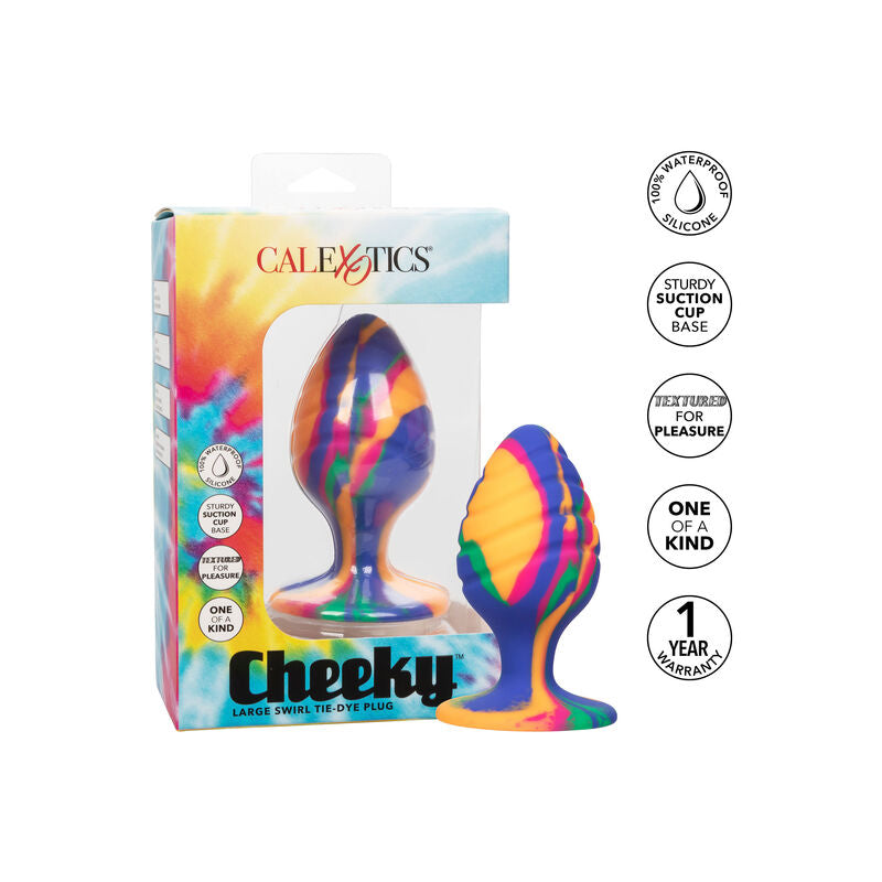Analni čep Calexotics - Cheeky Large Swirl