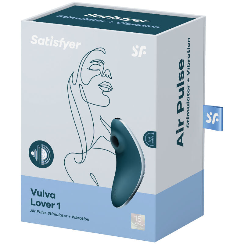 Stimulator klitorisa Satisfyer - Vulva Lover 1, modra