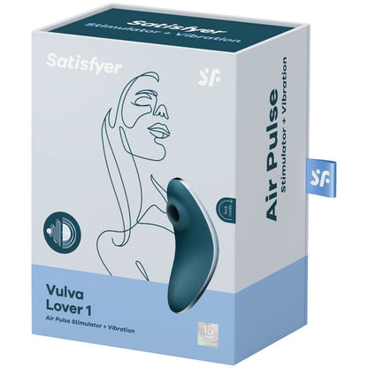 Stimulator klitorisa Satisfyer - Vulva Lover 1, modra