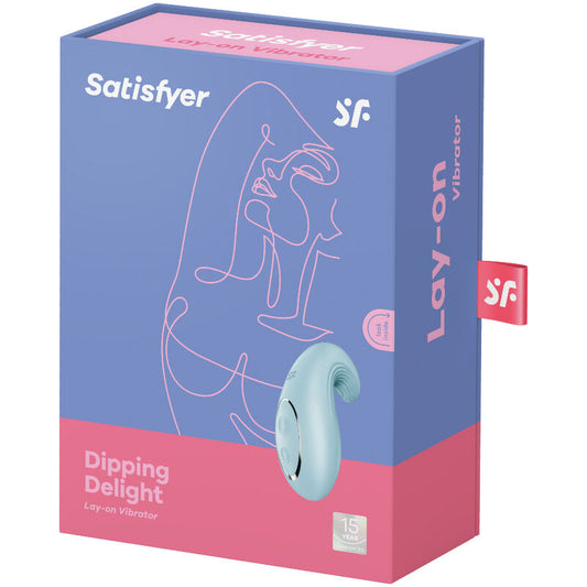 Stimulator klitorisa Satisfyer - Dipping Delight, modra