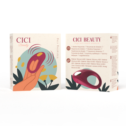 CICI BEAUTY - VRHUNSKI SILIKONSKI VIBRACIJSKI OBROČ