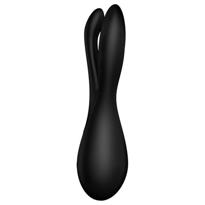 Stimulator klitorisa Satisfyer Threesome 2, črna