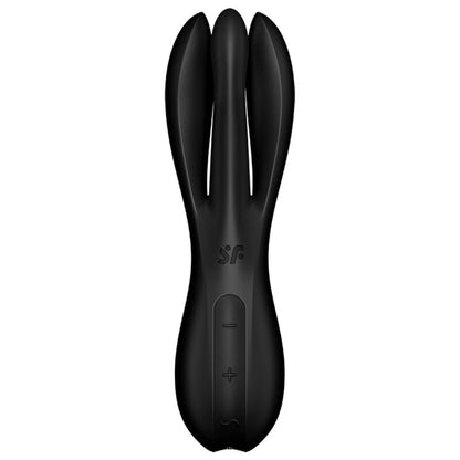 Stimulator klitorisa Satisfyer Threesome 2, črna