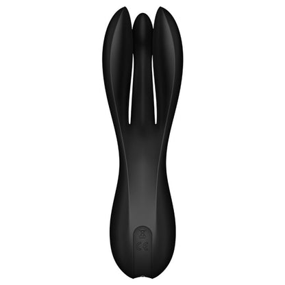 Stimulator klitorisa Satisfyer Threesome 2, črna